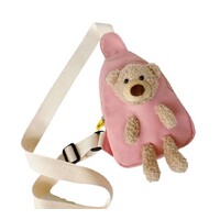Teddy Cross Body Bag Pink