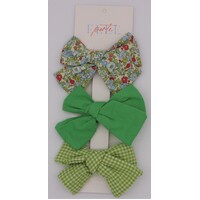 Bow Triple Set Green