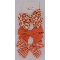 Bow Triple Set Orange