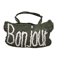 Green Bonjour Tote